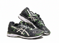 ASICS Gel-Kayano 23 Running Shoe Black/Silver/Green Gecko 11